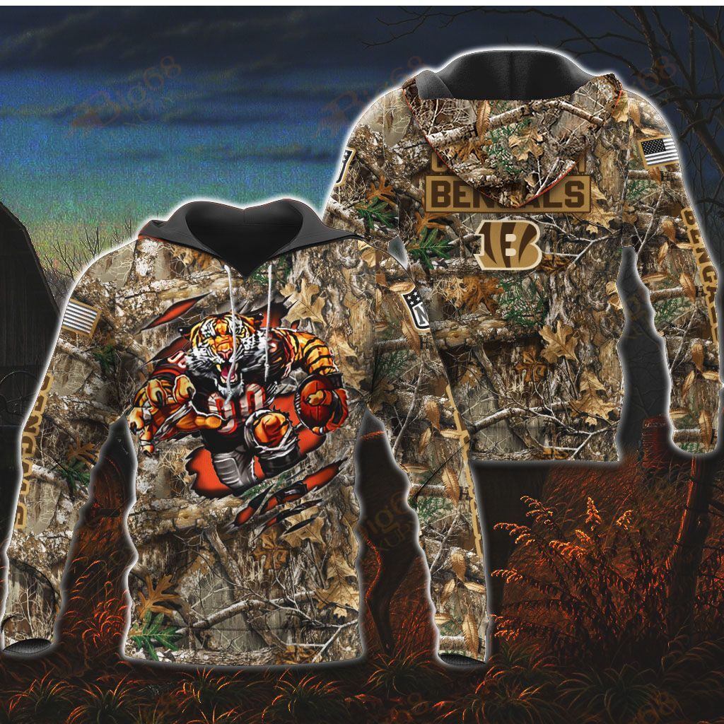 Cincinnati Bengals Hunting Shirt 04 M6BTH0710