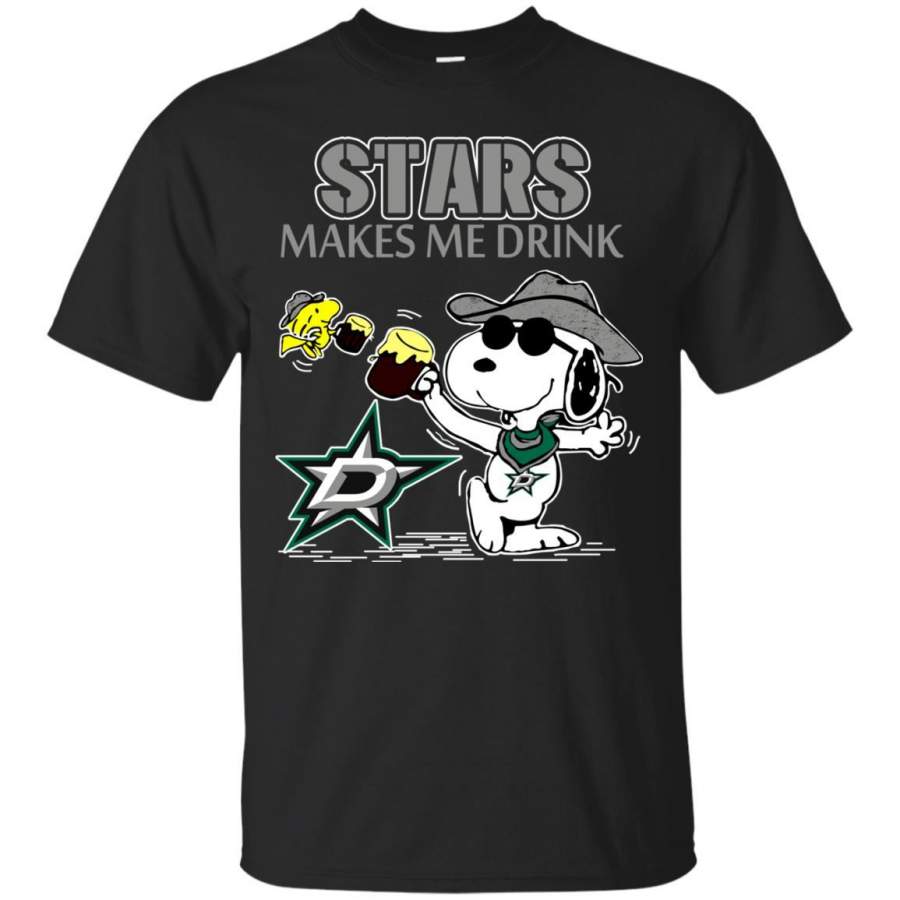 Dallas Stars Make Me Drinks T Shirts