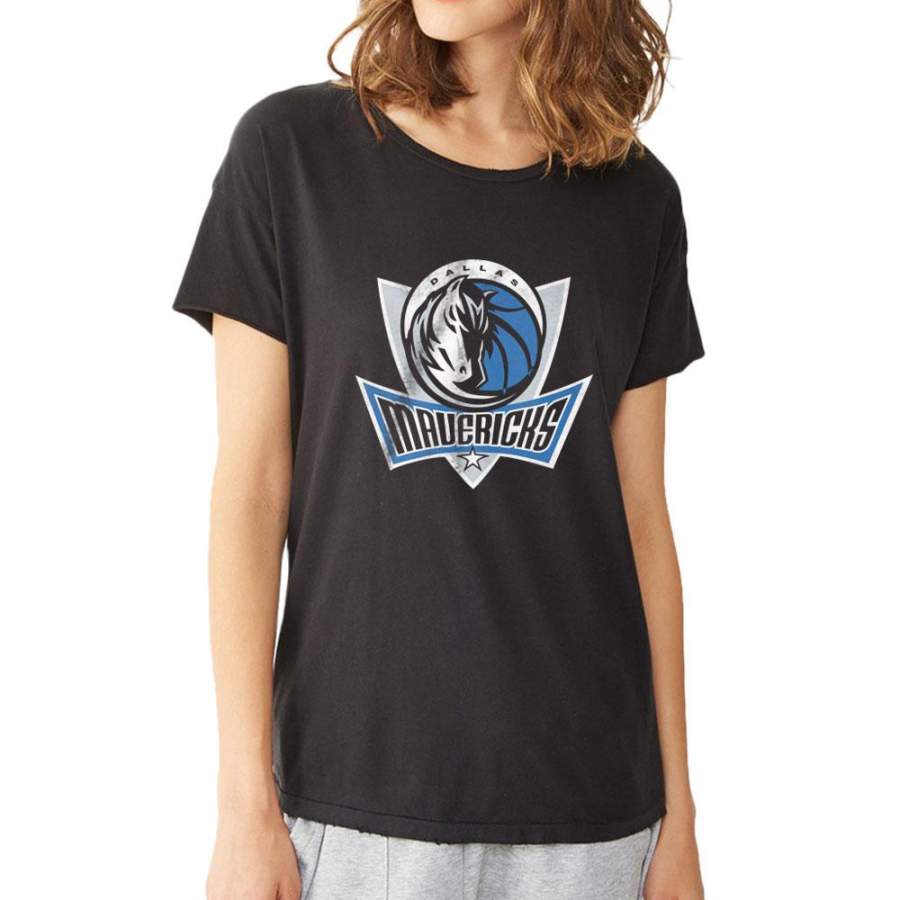 Dallas Mavericks Logo Women’S T Shirt