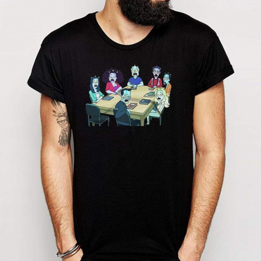 Community Rick And Morty Style Men’S T Shirt