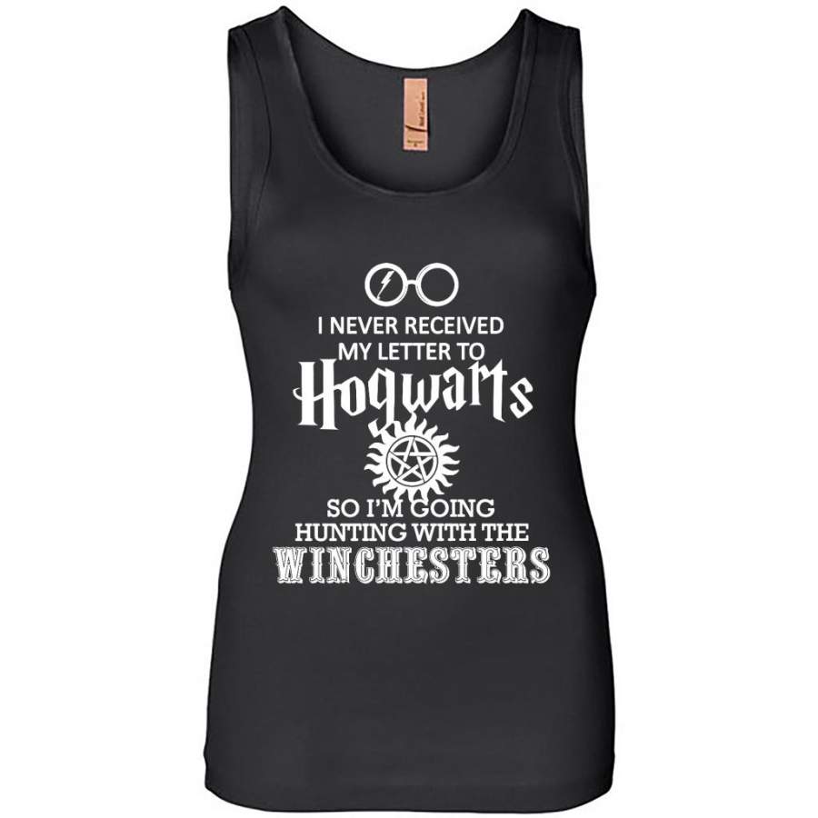 I Never Received My Letter To Hogwarts So I’m Going Hunting With The Winchesters – Womens Jersey Tank