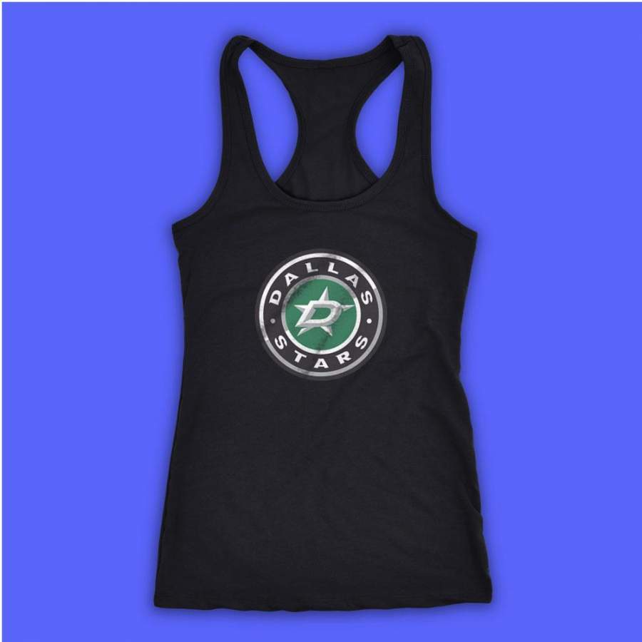 Dallas Stars Club Logo Women’S Tank Top Racerback