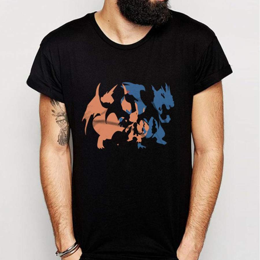 Charizad Pokemon Evolution Men’S T Shirt