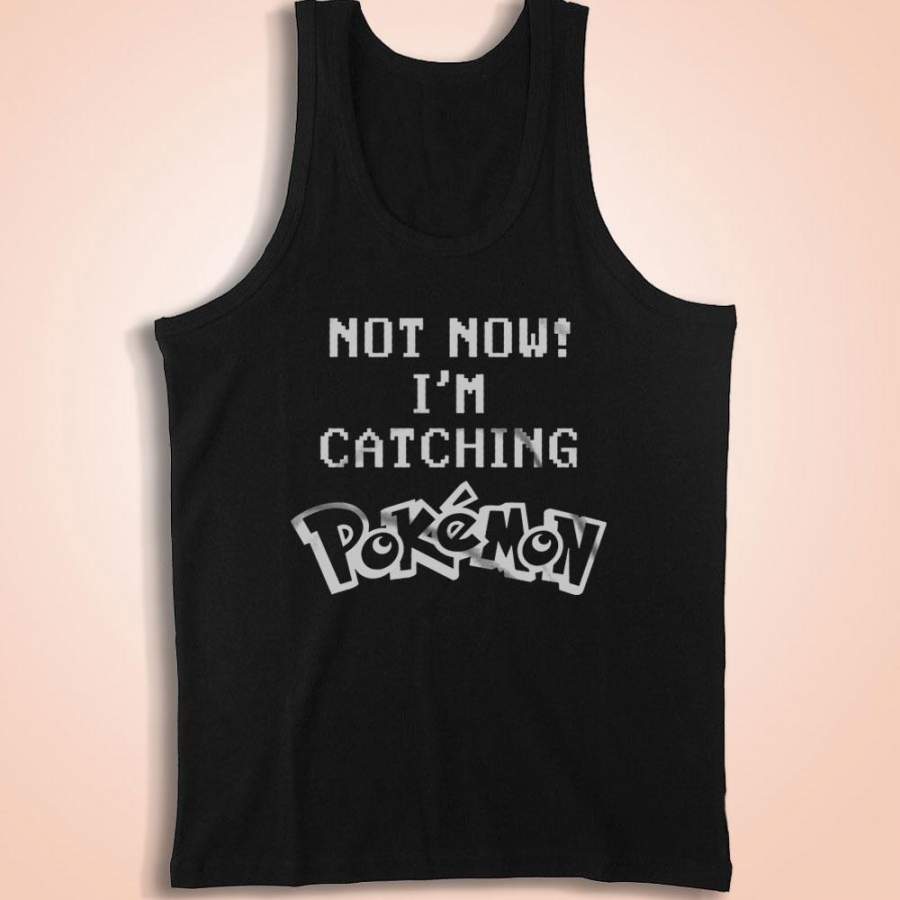 Catching Pokemon Go Hunt Mens Gamer Mystic Instinct Valor Gift Men’S Tank Top