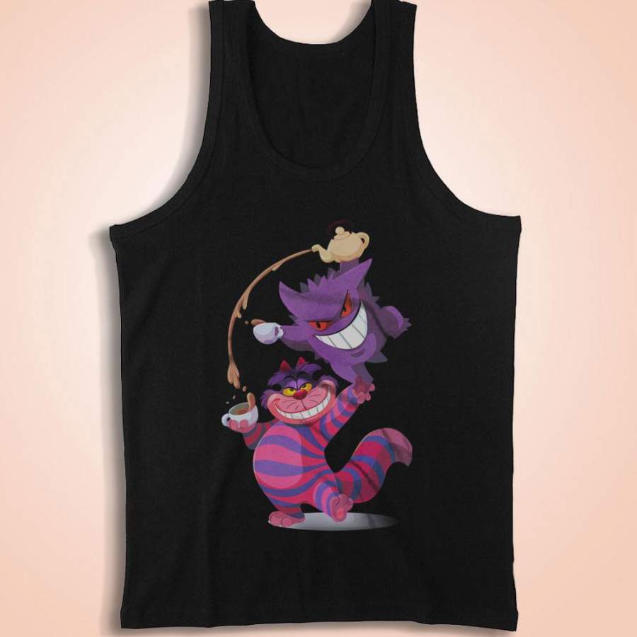 Cheshire Cat Wide Pokemon Men’S Tank Top