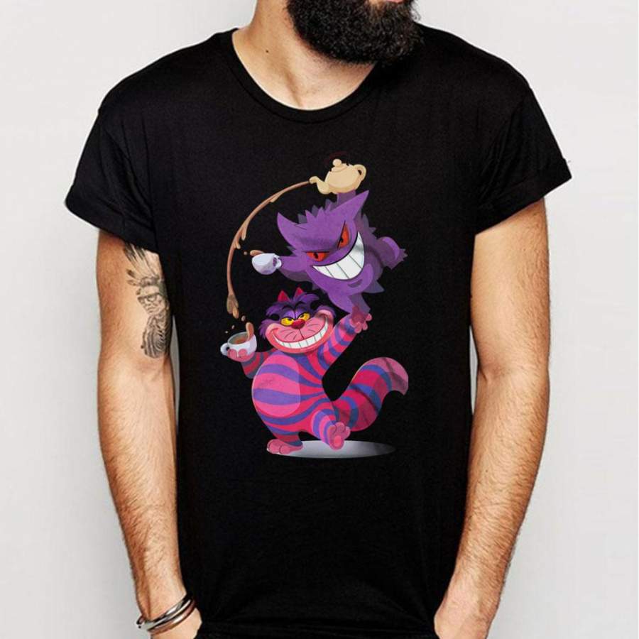 Cheshire Cat Wide Pokemon Men’S T Shirt