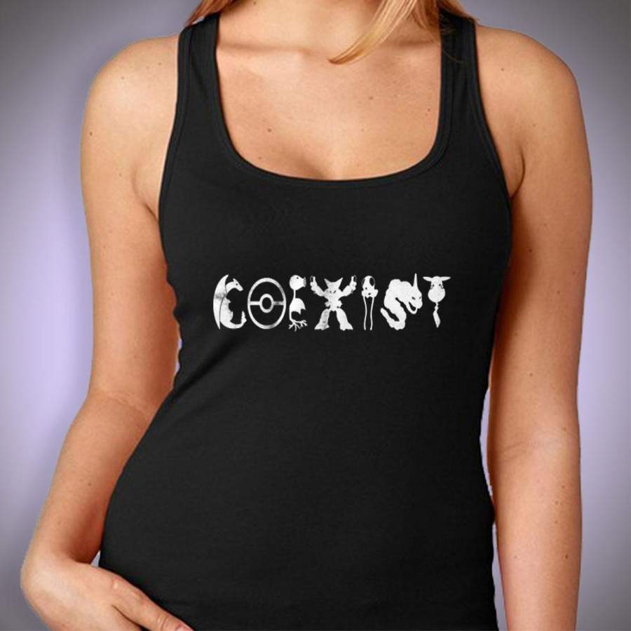 Pokemon Coexist Pikachu Pokemon Women’S Tank Top