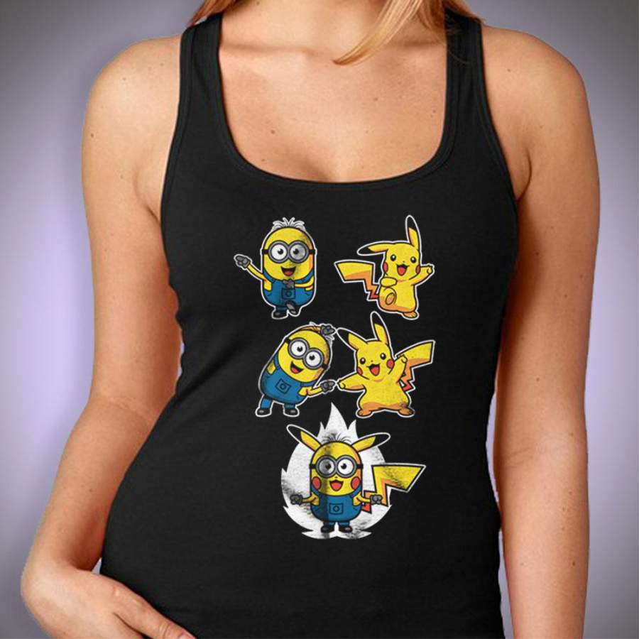 Despicable Me Dragon Bal Fusion Pikachu Pokemon Women’S Tank Top