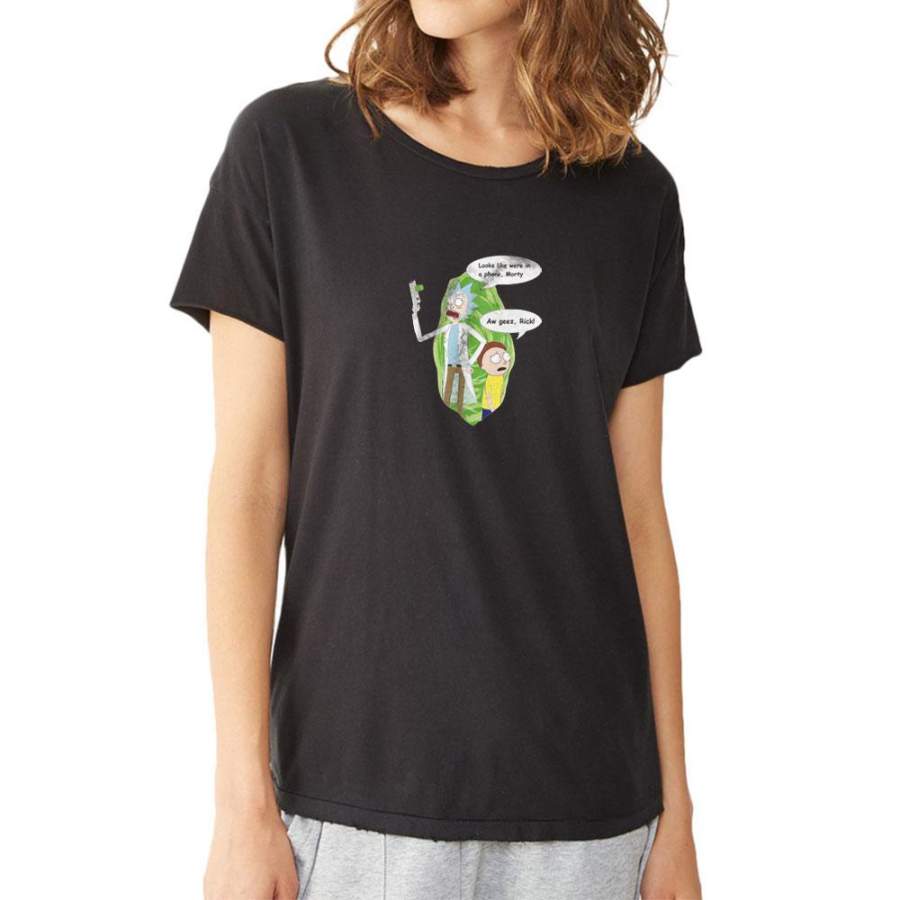 Rick And Morty We’Re On Women’S T Shirt