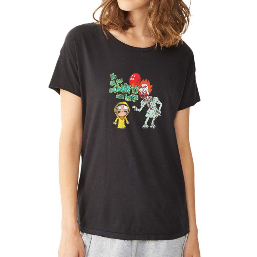 Clown Rick And Morty Anime Funny Women’S T Shirt