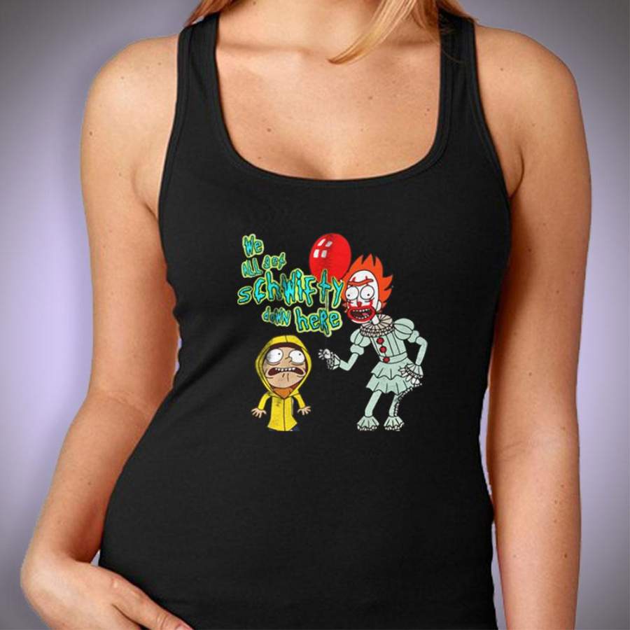 Clown Rick And Morty Anime Funny Women’S Tank Top