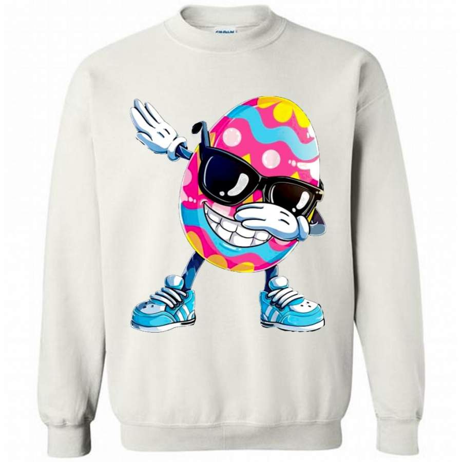 Dabbing Easter Egg Hunter Hunting – Gildan Crewneck Sweatshirt