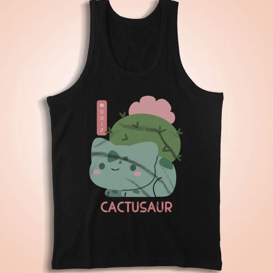 Bulbasaur Cactusaur Pokemon Funny Men’S Tank Top