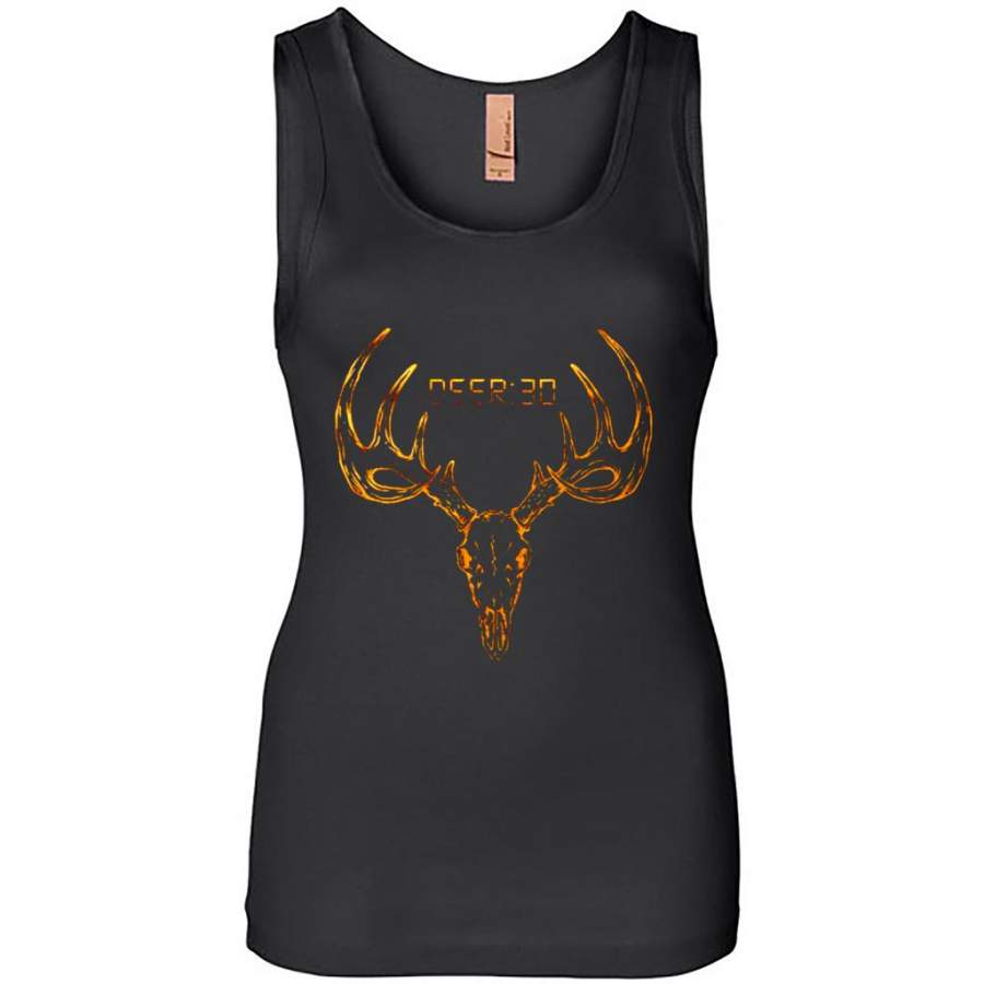 Deer 30, Hunting Love B – Womens Jersey Tank