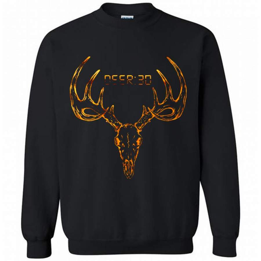 Deer 30, Hunting Love B – Gildan Crewneck Sweatshirt