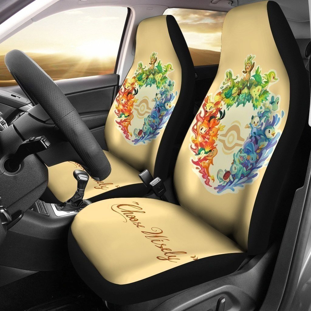 Choose Wisely Pokemon Car Seat Covers LT03