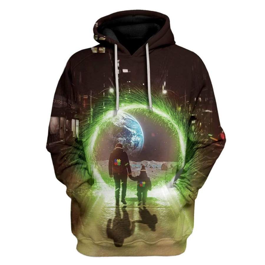 Autism Rick and Morty Nasa Custom Tshirt Hoodies Apparel