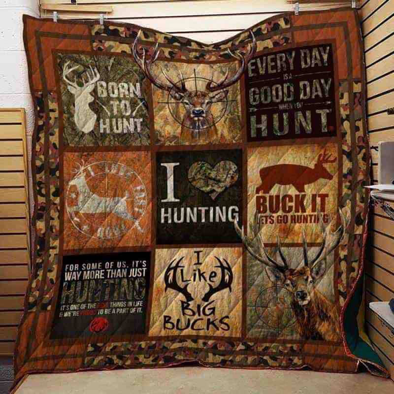 Deer ?C I Love Hunting Quilt – BT011023