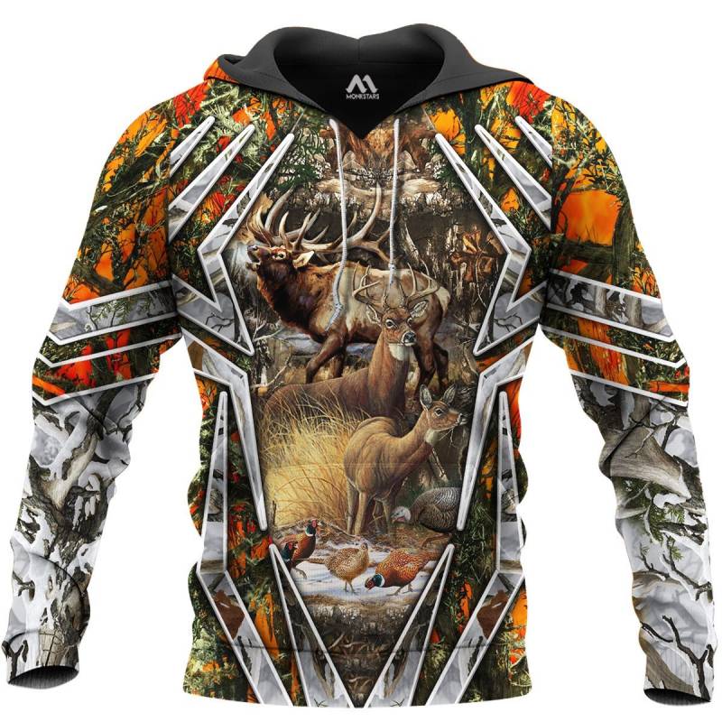 Beautiful Hunting 3D All Over Printed Hoodie BT291035