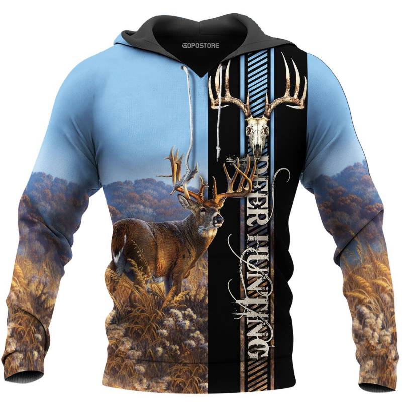 Deer Hunting 3D All Over Printed Hoodie BT301055