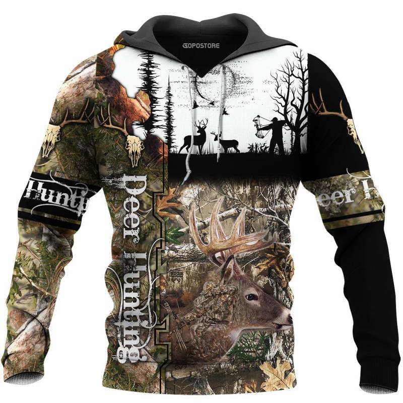 Deer Hunting 3D All Over Printed Hoodie BT311073