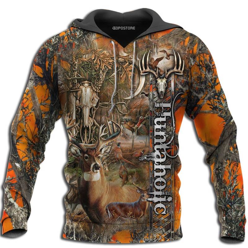 Bowhunting Deer 3D All Over Printed Hoodie BT311069