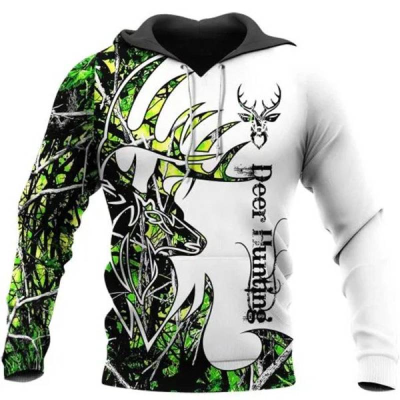 Deer Hunting 3d All Over Printed Hoodie AM021108