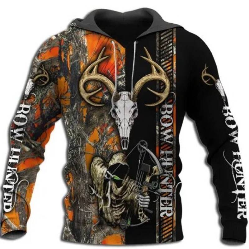 Bow Hunting 3D All Over Printed Hoodie KT021103