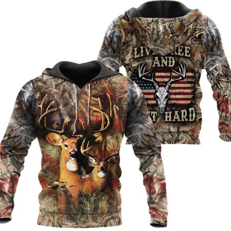 Deer Hunting 3d All Over Printed Hoodie AM041121