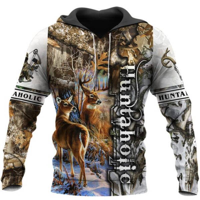 Deer Hunting 3d All Over Printed Hoodie KT041115