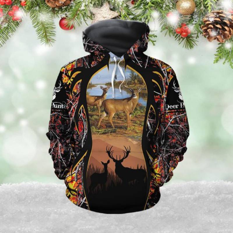 Deer Hunting 3d All Over Printed Hoodie AM051111