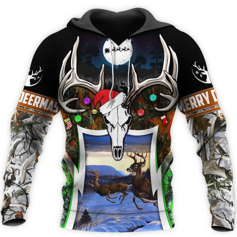 Deer Hunting All Over Printed Hoodie AM121130