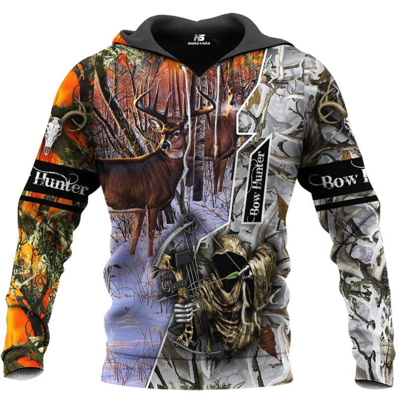 Bow Hunting All Over Printed Hoodie – TT111308