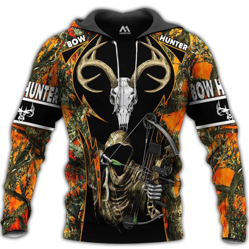 Beautiful hunting camo all over printed hoodie M131104