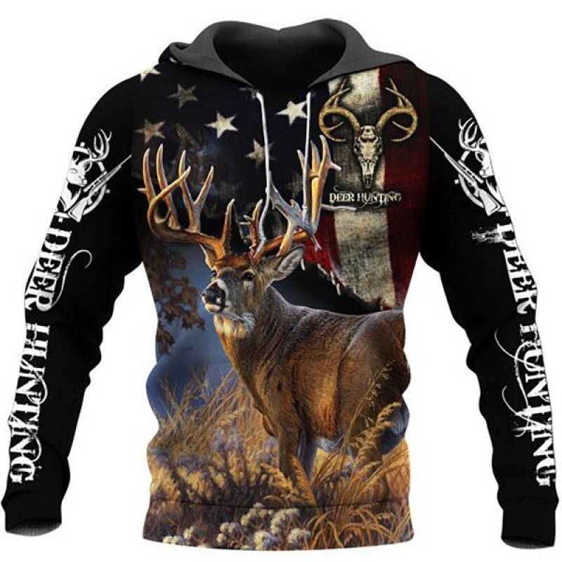 Deer Hunting 3D All Over Printed Hoodie AM041122