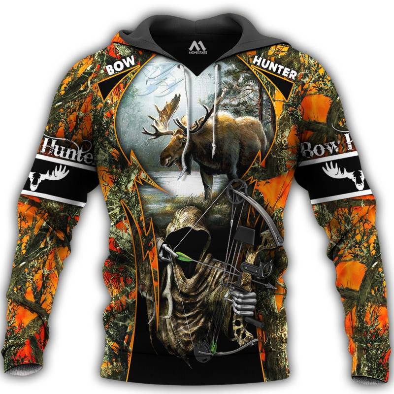 Beautiful Hunting Camo All Over Printed Hoodie – M131124