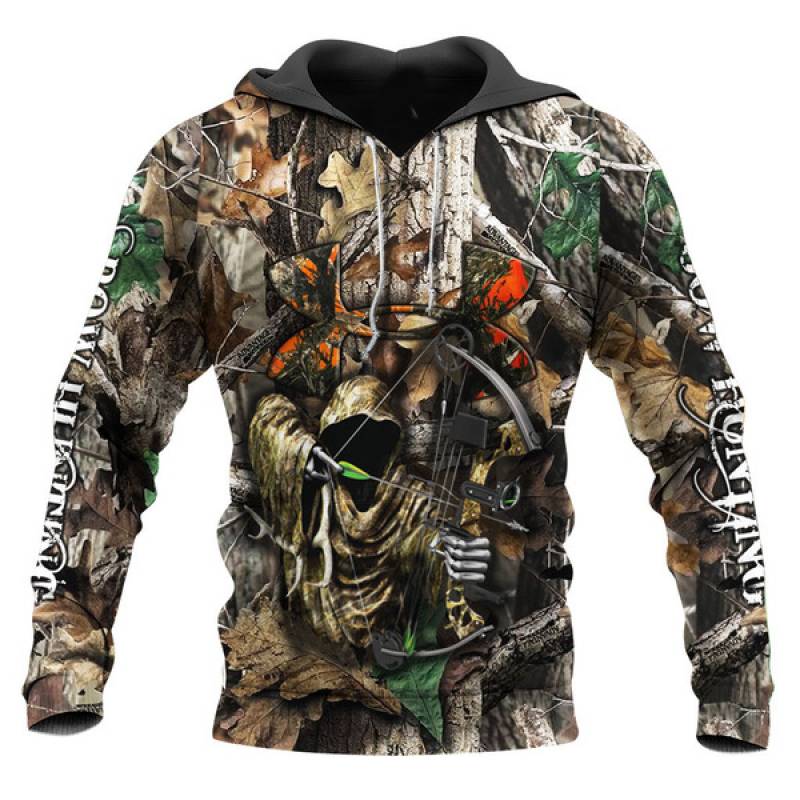 Bow Hunting Under All Over Printed Hoodie KT151110