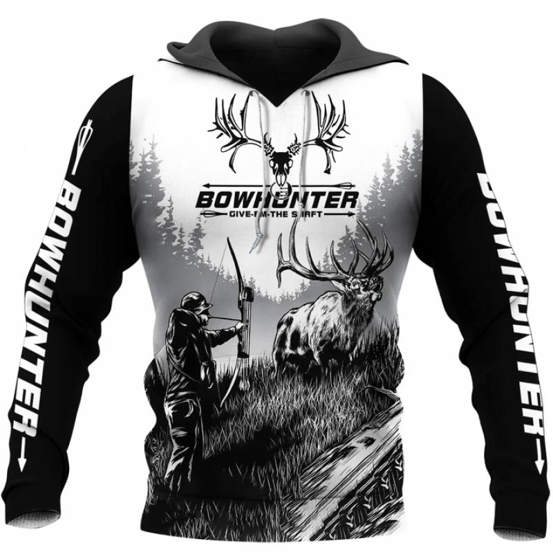 Deer Hunting 3D All Over Printed Hoodie KT161101