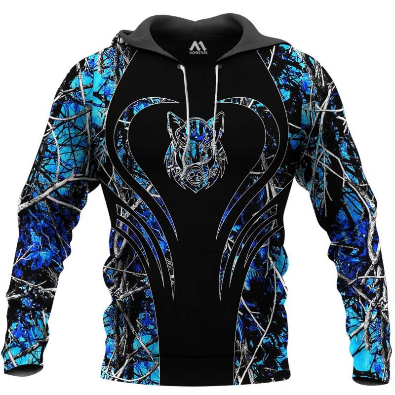 Boar Hunting Camo 3D All Over Printed Hoodie AM161103