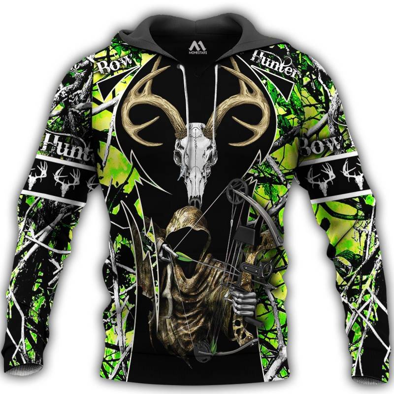 Beautiful Deer Hunting 3D All Over Printed Hoodie HN161122