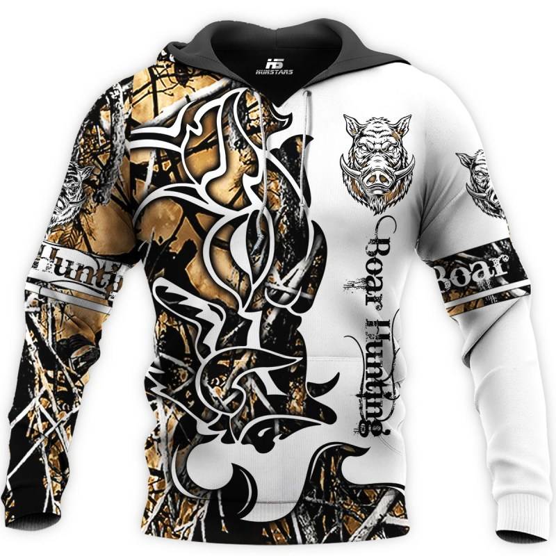 Boar Hunting 3D All Over Printed Hoodie TT161108