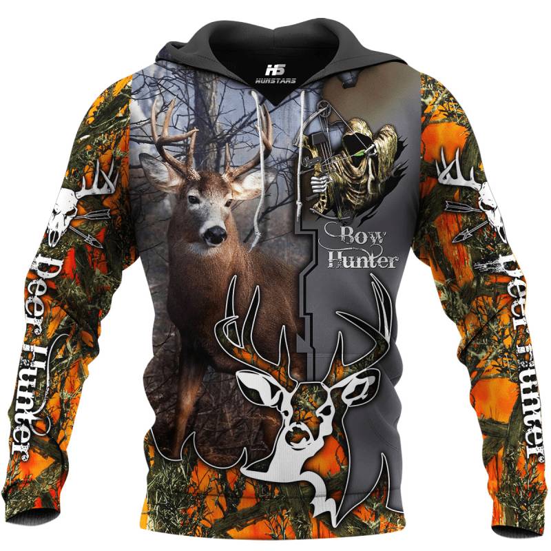 Deer Hunting 3D All Over Printed Hoodie AM221132