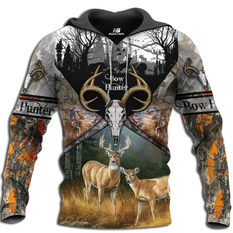 Beautiful Deer Hunting 3D All Over Printed Hoodie AM201123