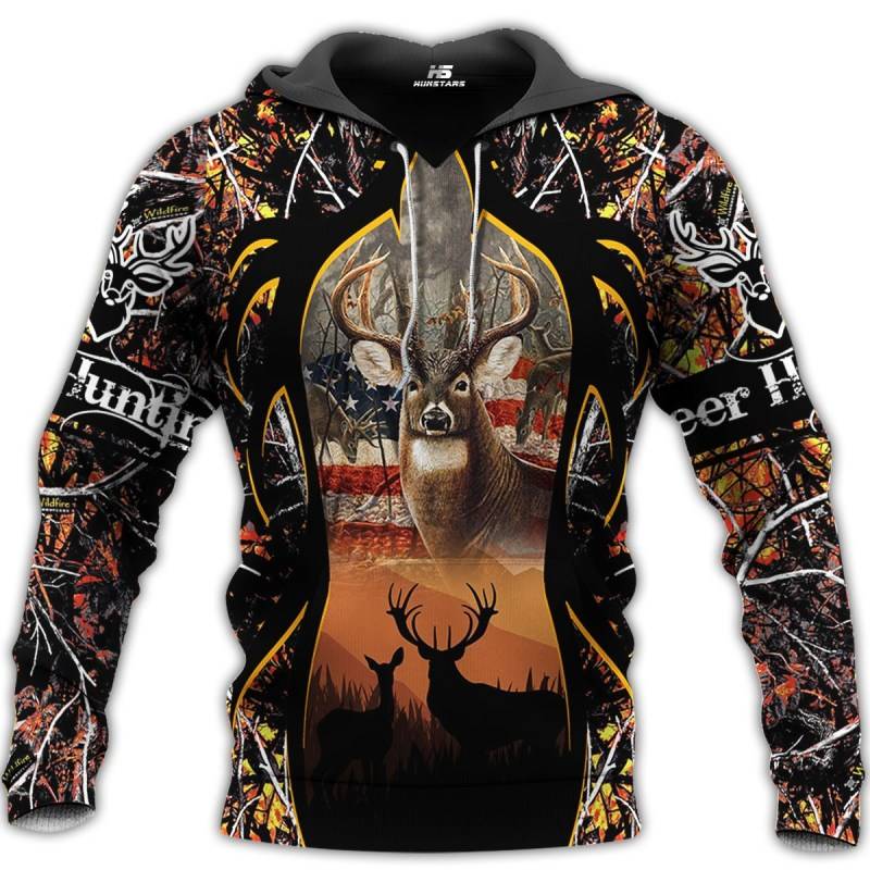 Deer Hunting 3D All Over Printed Hoodie HN191120