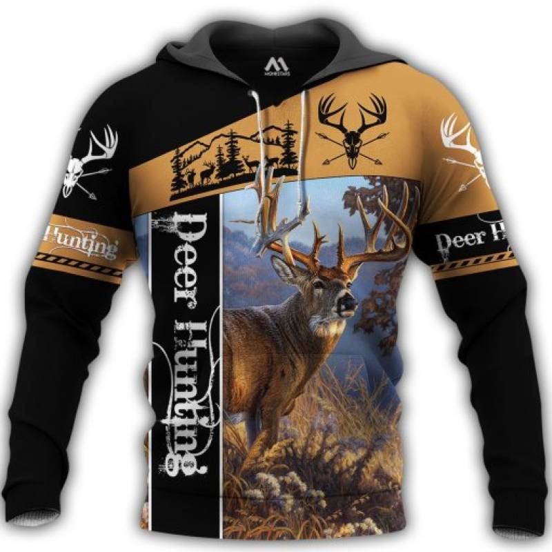 Deer Hunting 3D All Over Printed Hoodie V211102