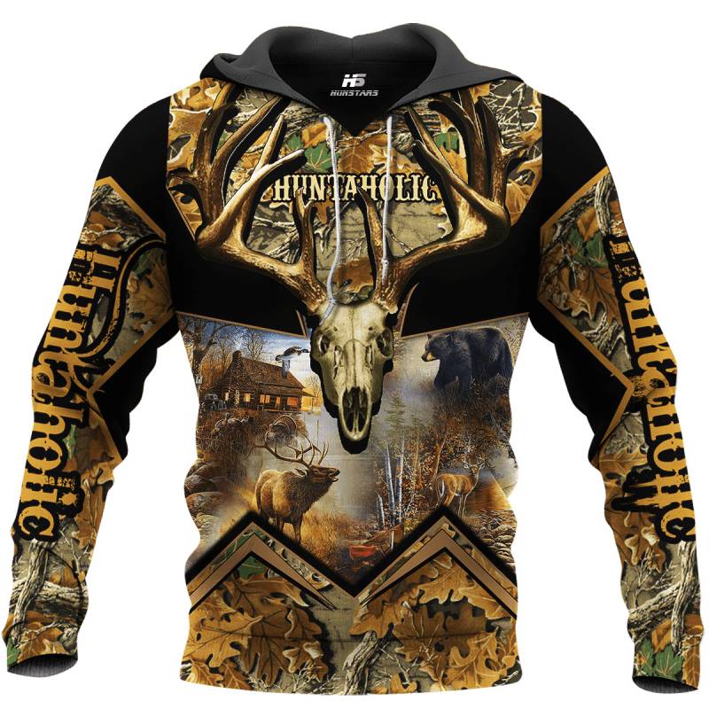 Deer Hunting Style All Over Printed Hoodie TT112202