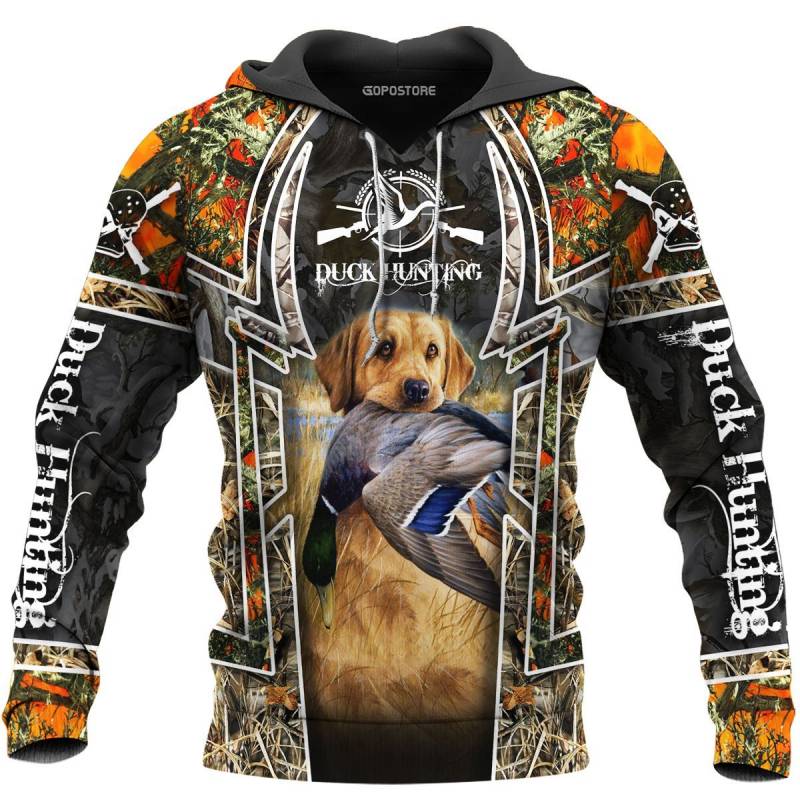 Beautiful Duck Hunting Dog 3D All Over Printed Hoodie X221126