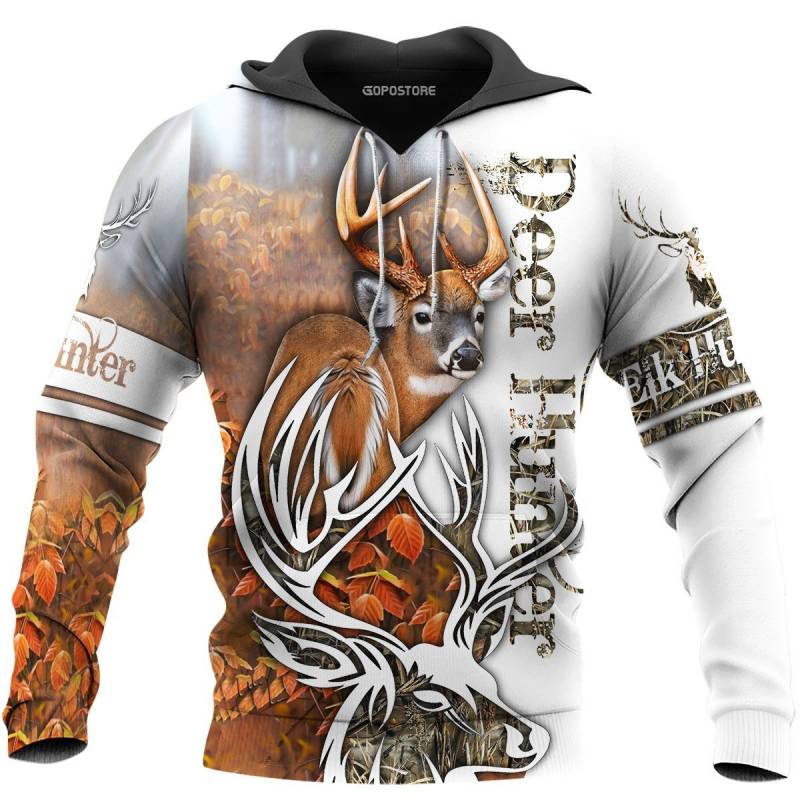 Deer Hunting 3D All Over Printed Hoodie X221125