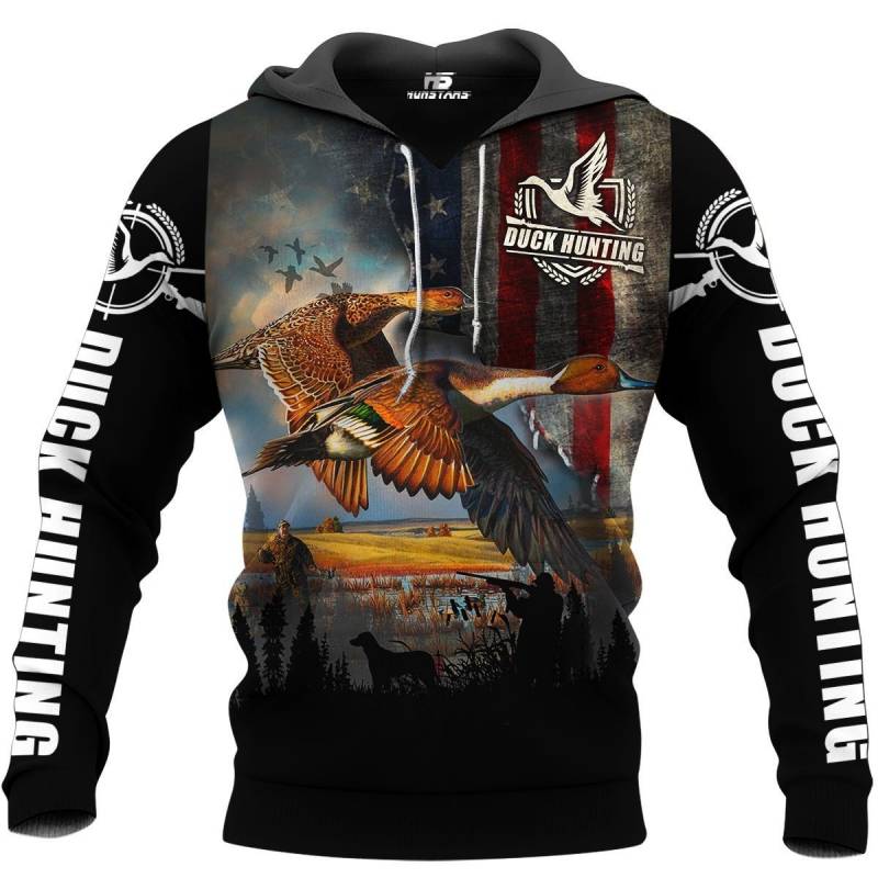 Beautiful Duck Hunting 3D All Over Printed Hoodie – PU251116