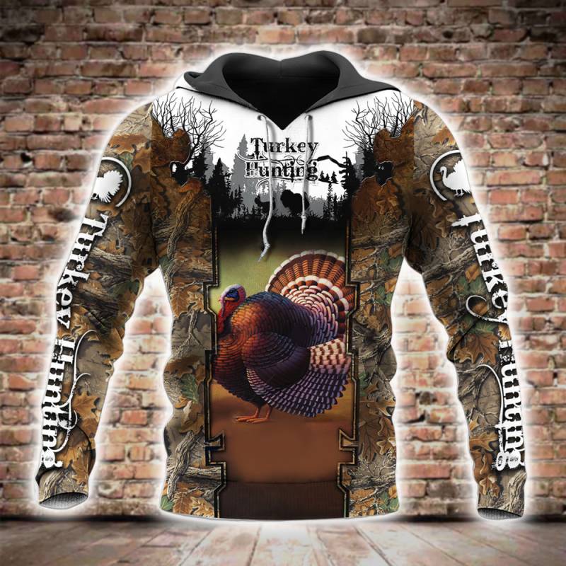 Beautiful Turkey Hunting 3D All Over Printed Hoodie BT271102